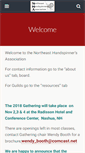 Mobile Screenshot of nehandspinners.org
